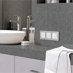 Рамка Werkel Platinum трехместная алюминий (a059215) - фото 4