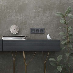 Рамка Werkel Diamant трехместная черная (a051446) - фото 2