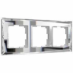 Рамка Werkel Diamant трехместная зеркальная (a051019) - фото 1
