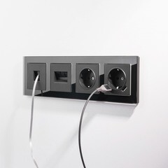 Рамка Werkel Favorit четырехместная черная (a051436) - фото 3