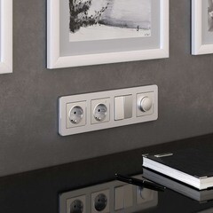 Рамка Werkel Platinum четырехместная алюминий (a059218) - фото 2