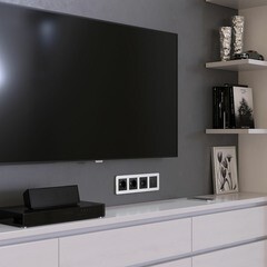 Рамка Werkel Platinum четырехместная алюминий (a059218) - фото 3