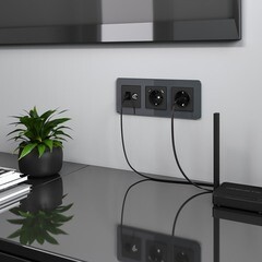 Рамка Werkel Elite трехместная графит (a057880) - фото 8