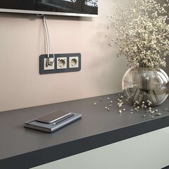 Рамка Werkel Elite трехместная графит (a057880) - фото 6