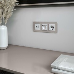 Рамка Werkel Elite трехместная дымчатая (a057876) - фото 3