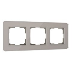 Изображение товара Рамка Werkel Elite трехместная дымчатая (a057876)