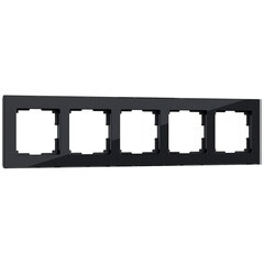 Рамка Werkel Favorit пятиместная черная (a051437) - фото 1