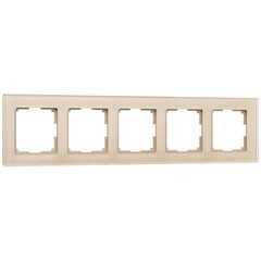 Рамка Werkel Favorit пятиместная шампань (a050795) - фото 1