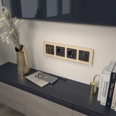 Рамка Werkel Elite четырехместная айвори (a057885) - фото 2