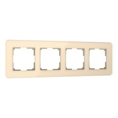 Рамка Werkel Elite четырехместная айвори (a057885) - фото 1