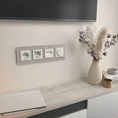 Рамка Werkel Elite четырехместная дымчатая (a057877) - фото 3