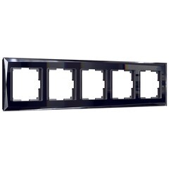 Рамка Werkel Diamant пятиместная черная (a051443) - фото 1