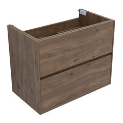 Тумба под раковину Lavelly Cube 80 см подвесная дуб рустик (00316636) - фото 9