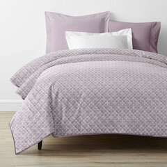 Покрывало 200х220 см Melissa Витраж двустороннее стеганое пыльно-розовое (509172/1) - фото 3