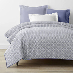 Покрывало 200х220 см Melissa Витраж двустороннее стеганое синее (509172/6) - фото 2