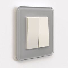 Выключатель Werkel двухклавишный встраиваемый айвори матовый (a059280) - фото 2