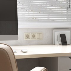 Выключатель Werkel двухклавишный встраиваемый айвори матовый (a059280) - фото 7