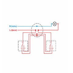 Выключатель Werkel одноклавишный встраиваемый серебряный проходной (a052079) - фото 5