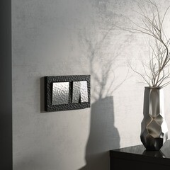 Выключатель Werkel двухклавишный встраиваемый серебряный проходной (a052084) - фото 4