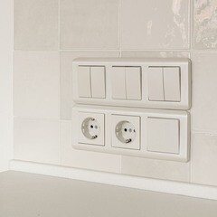 Выключатель Werkel двухклавишный встраиваемый перламутровый рифленый проходной (a051185) - фото 3