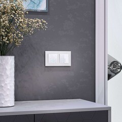 Выключатель Werkel одноклавишный встраиваемый белый проходной с подсветкой (a052028) - фото 5