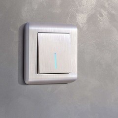 Выключатель Werkel одноклавишный встраиваемый перламутровый рифленый с подсветкой (a051177) - фото 5