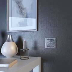 Выключатель Werkel двухклавишный встраиваемый серебряный проходной (a052084) - фото 3