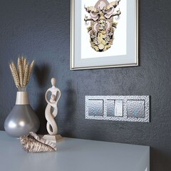 Выключатель Werkel одноклавишный встраиваемый серебряный с подсветкой (a052082) - фото 5