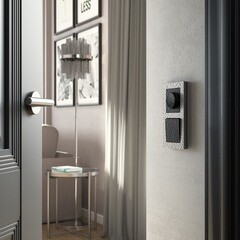 Выключатель Werkel одноклавишный встраиваемый черный с подсветкой (a052058) - фото 5