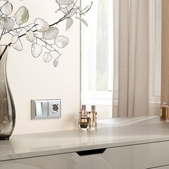 Выключатель Werkel двухклавишный встраиваемый серебряный с подсветкой (a051524) - фото 8