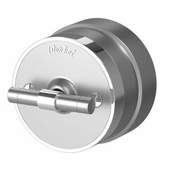 Изображение товара Выключатель Werkel двухклавишный встраиваемый серебряный матовый на 4 положения (a058781)