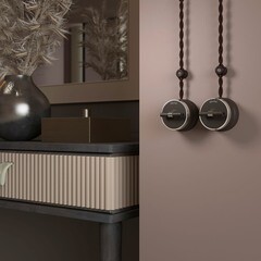 Переключатель Werkel Vintage одноклавишный накладной мокко матовый (a055915) - фото 4