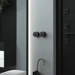 Переключатель Werkel Vintage одноклавишный накладной черный матовый (a055914) - фото 6