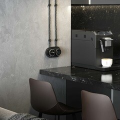 Переключатель Werkel Vintage одноклавишный накладной черный матовый (a055914) - фото 3