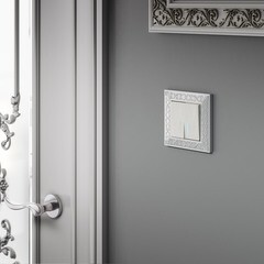 Выключатель Werkel двухклавишный встраиваемый перламутровый рифленый с подсветкой (a051174) - фото 3