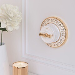 Переключатель Werkel Ретро одноклавишный накладной белый (a051317) - фото 12