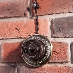 Переключатель Werkel Ретро одноклавишный накладной коричневый (a051057) - фото 4