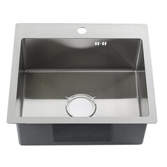 Изображение товара Мойка для кухни Melana ProfLine 50х45х20 см врезная с сифоном сталь (R5045H)