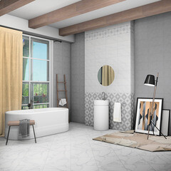 Плитка облицовочная Нефрит Фьюжен белая мрамор 400х200х8 мм (15 шт.=1,2 кв.м) - фото 13