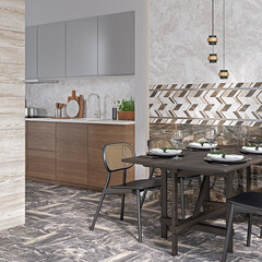 Плитка облицовочная Axima Гавана геометрия коричневая 600х300х9 мм (9 шт.=1,62 кв.м) - фото 8