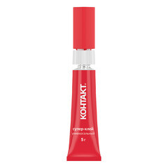 Клей Контакт секундный прозрачный 5 г на блистере