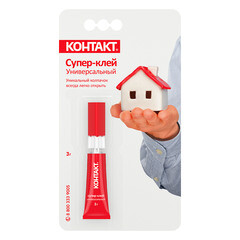 Клей Контакт секундный прозрачный 3 г на блистере - фото 4