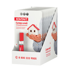 Клей Контакт секундный прозрачный 3 г на блистере - фото 2