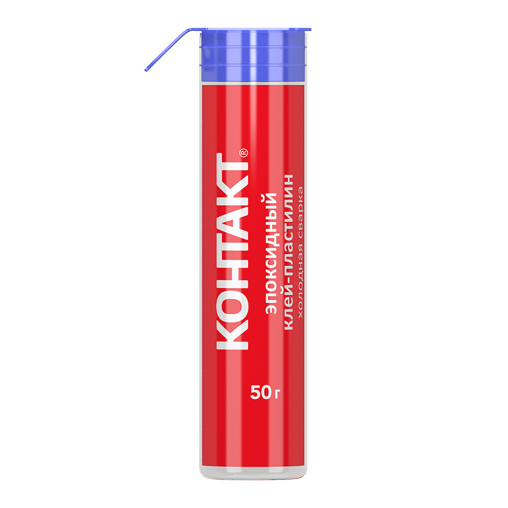 Изображение товара Клей Контакт Эпоксидный серый 50 г двухкомпонентный