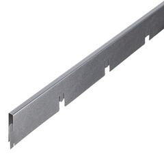 Элемент для потолка грильято 100х100х40х10 мм «мама» 0,6 м серый металлик - фото 1