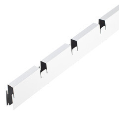 Элемент для потолка грильято GL15 75х75х37х15 мм «папа» белый - фото 1