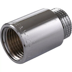 Удлинитель Tiemme 25 мм х 1/2 ВР(г) х 1/2 НР(ш) латунный (1500170) - фото 3