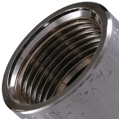 Удлинитель Tiemme 100 мм х 1/2 ВР(г) х 1/2 НР(ш) латунный (1500188) - фото 3