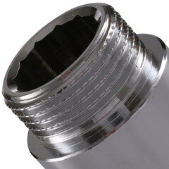 Удлинитель Tiemme 20 мм х 1 ВР(г) х 1 НР(ш) латунный (1500425) - фото 3