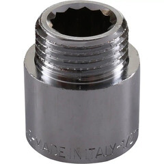 Удлинитель Tiemme 20 мм х 1 ВР(г) х 1 НР(ш) латунный (1500425) - фото 1